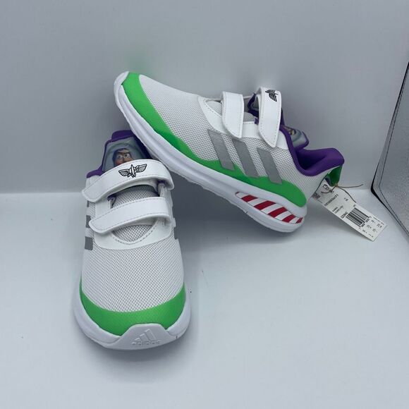 Adidas Fortarun Buzz CF Diseny Unisex Kids Running Shoes Size 3Y White GZ0642